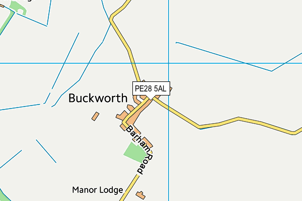 PE28 5AL map - OS VectorMap District (Ordnance Survey) PE28 5AL map - OS VectorMap District (Ordnance Survey)
