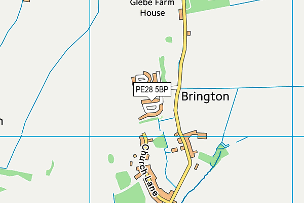 PE28 5BP map - OS VectorMap District (Ordnance Survey)
