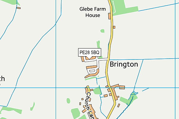 PE28 5BQ map - OS VectorMap District (Ordnance Survey) PE28 5BQ map - OS VectorMap District (Ordnance Survey)