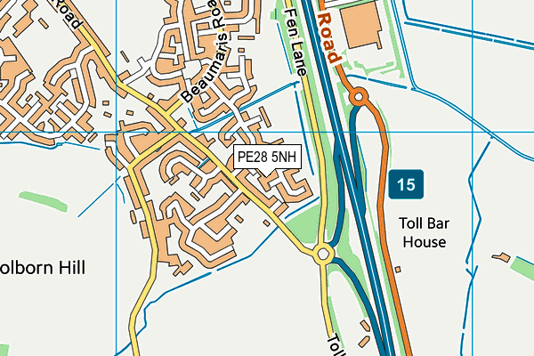 PE28 5NH map - OS VectorMap District (Ordnance Survey) PE28 5NH map - OS VectorMap District (Ordnance Survey)