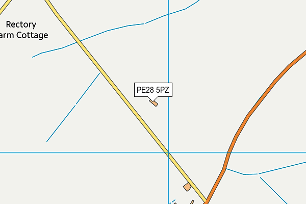 PE28 5PZ map - OS VectorMap District (Ordnance Survey) PE28 5PZ map - OS VectorMap District (Ordnance Survey)