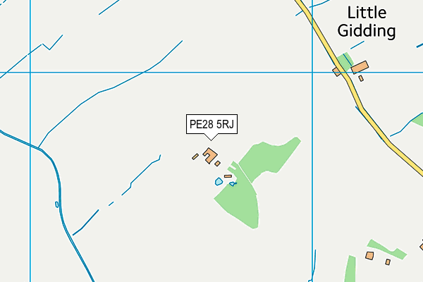 PE28 5RJ map - OS VectorMap District (Ordnance Survey) PE28 5RJ map - OS VectorMap District (Ordnance Survey)