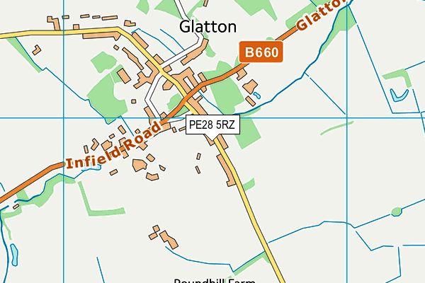 PE28 5RZ map - OS VectorMap District (Ordnance Survey) PE28 5RZ map - OS VectorMap District (Ordnance Survey)