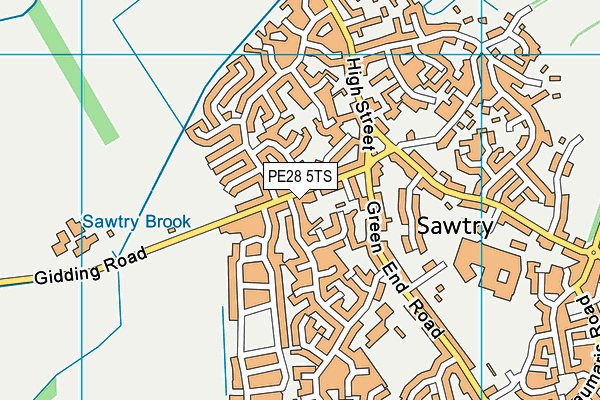 PE28 5TS map - OS VectorMap District (Ordnance Survey) PE28 5TS map - OS VectorMap District (Ordnance Survey)
