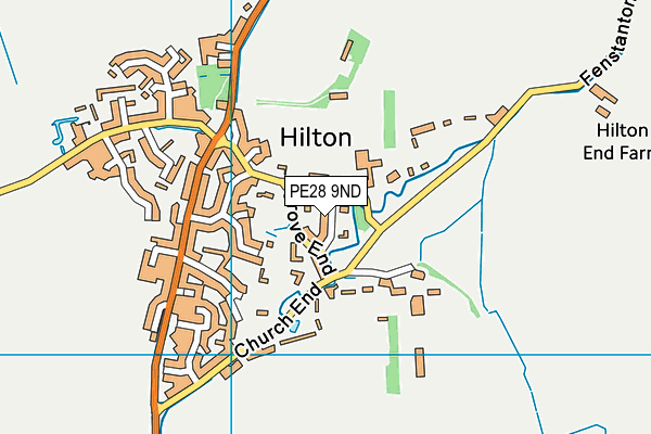 PE28 9ND map - OS VectorMap District (Ordnance Survey) PE28 9ND map - OS VectorMap District (Ordnance Survey)