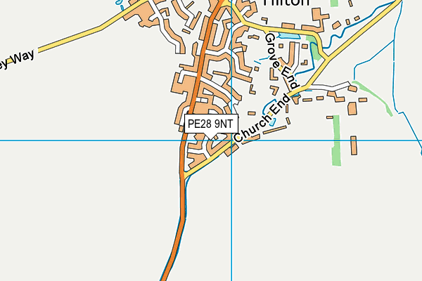 PE28 9NT map - OS VectorMap District (Ordnance Survey) PE28 9NT map - OS VectorMap District (Ordnance Survey)