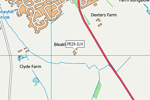PE29 2LH map - OS VectorMap District (Ordnance Survey) PE29 2LH map - OS VectorMap District (Ordnance Survey)