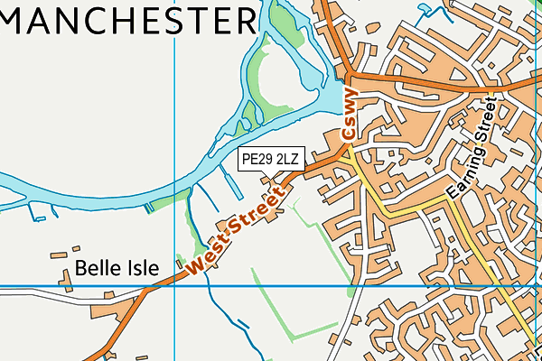 PE29 2LZ map - OS VectorMap District (Ordnance Survey) PE29 2LZ map - OS VectorMap District (Ordnance Survey)