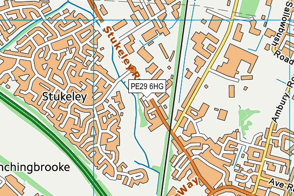 PE29 6HG map - OS VectorMap District (Ordnance Survey) PE29 6HG map - OS VectorMap District (Ordnance Survey)