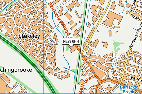 PE29 6HN map - OS VectorMap District (Ordnance Survey) PE29 6HN map - OS VectorMap District (Ordnance Survey)