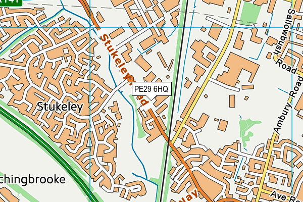 PE29 6HQ map - OS VectorMap District (Ordnance Survey) PE29 6HQ map - OS VectorMap District (Ordnance Survey)