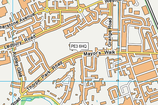 PE3 6HQ map - OS VectorMap District (Ordnance Survey) PE3 6HQ map - OS VectorMap District (Ordnance Survey)