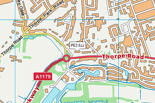 PE3 6JJ map - OS VectorMap District (Ordnance Survey) PE3 6JJ map - OS VectorMap District (Ordnance Survey)