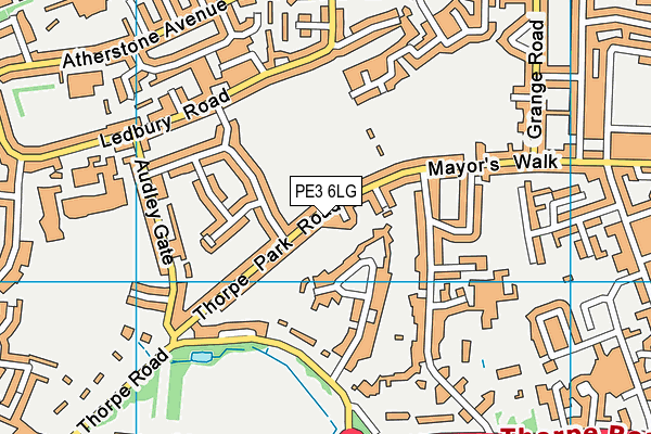 PE3 6LG map - OS VectorMap District (Ordnance Survey) PE3 6LG map - OS VectorMap District (Ordnance Survey)