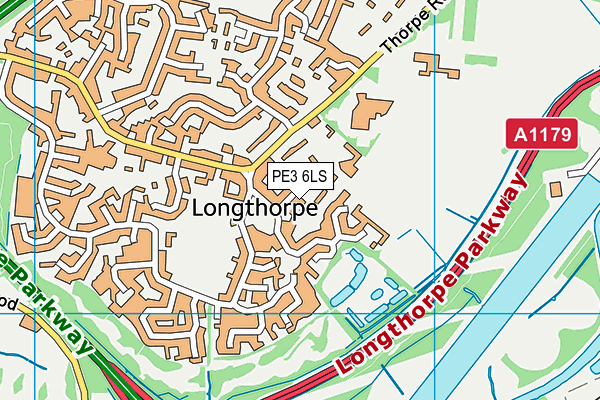 PE3 6LS map - OS VectorMap District (Ordnance Survey) PE3 6LS map - OS VectorMap District (Ordnance Survey)