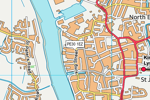 PE30 1EZ map - OS VectorMap District (Ordnance Survey) PE30 1EZ map - OS VectorMap District (Ordnance Survey)