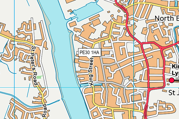 PE30 1HA map - OS VectorMap District (Ordnance Survey) PE30 1HA map - OS VectorMap District (Ordnance Survey)