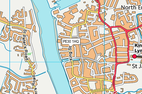PE30 1HQ map - OS VectorMap District (Ordnance Survey) PE30 1HQ map - OS VectorMap District (Ordnance Survey)
