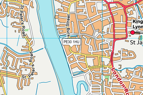 PE30 1HU map - OS VectorMap District (Ordnance Survey) PE30 1HU map - OS VectorMap District (Ordnance Survey)