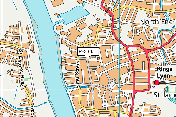 PE30 1JU map - OS VectorMap District (Ordnance Survey) PE30 1JU map - OS VectorMap District (Ordnance Survey)