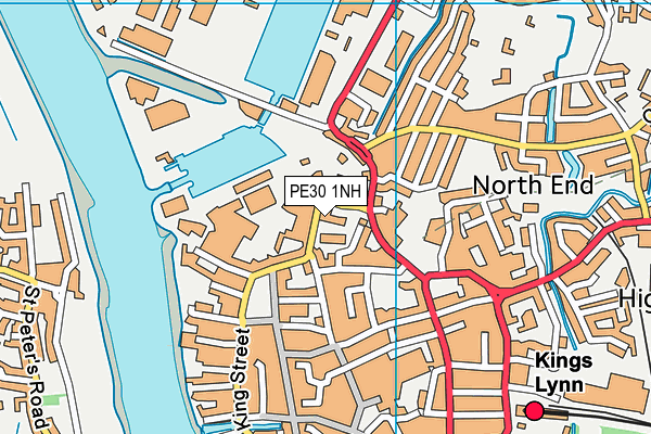 PE30 1NH map - OS VectorMap District (Ordnance Survey) PE30 1NH map - OS VectorMap District (Ordnance Survey)
