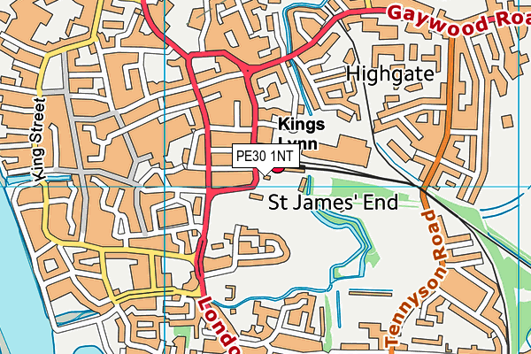 PE30 1NT map - OS VectorMap District (Ordnance Survey) PE30 1NT map - OS VectorMap District (Ordnance Survey)