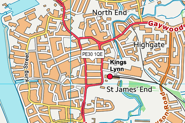 PE30 1QE map - OS VectorMap District (Ordnance Survey) PE30 1QE map - OS VectorMap District (Ordnance Survey)
