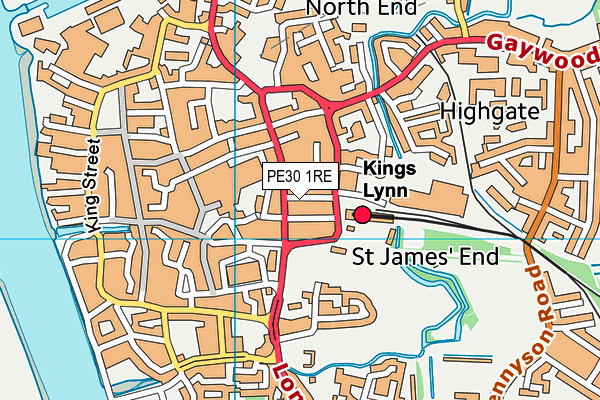 PE30 1RE map - OS VectorMap District (Ordnance Survey) PE30 1RE map - OS VectorMap District (Ordnance Survey)