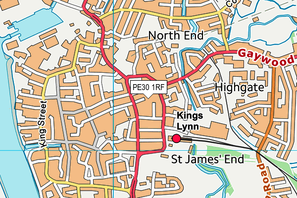 PE30 1RF map - OS VectorMap District (Ordnance Survey) PE30 1RF map - OS VectorMap District (Ordnance Survey)