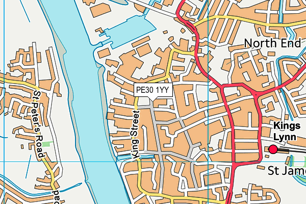 PE30 1YY map - OS VectorMap District (Ordnance Survey) PE30 1YY map - OS VectorMap District (Ordnance Survey)