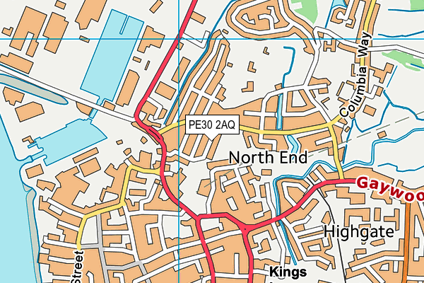 PE30 2AQ map - OS VectorMap District (Ordnance Survey) PE30 2AQ map - OS VectorMap District (Ordnance Survey)