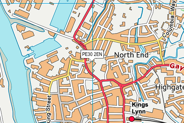 PE30 2EN map - OS VectorMap District (Ordnance Survey) PE30 2EN map - OS VectorMap District (Ordnance Survey)