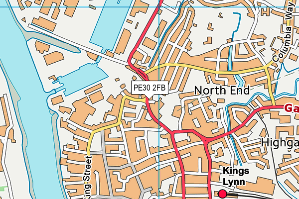 PE30 2FB map - OS VectorMap District (Ordnance Survey) PE30 2FB map - OS VectorMap District (Ordnance Survey)