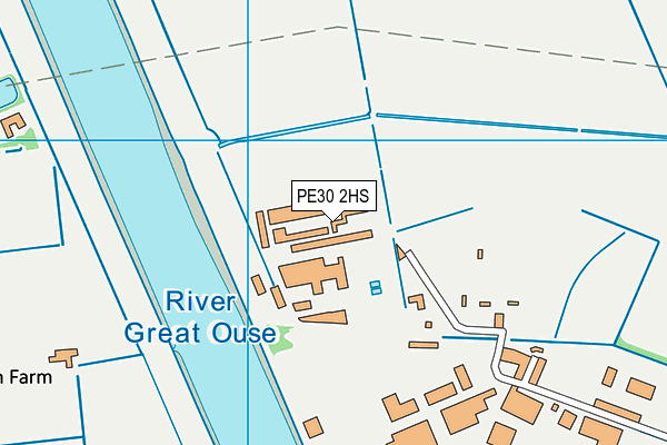 PE30 2HS map - OS VectorMap District (Ordnance Survey) PE30 2HS map - OS VectorMap District (Ordnance Survey)