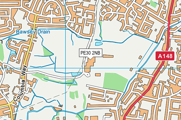 PE30 2NB map - OS VectorMap District (Ordnance Survey) PE30 2NB map - OS VectorMap District (Ordnance Survey)