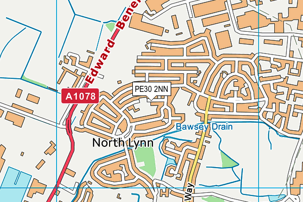 PE30 2NN map - OS VectorMap District (Ordnance Survey) PE30 2NN map - OS VectorMap District (Ordnance Survey)