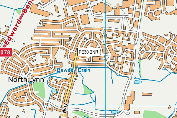 PE30 2NR map - OS VectorMap District (Ordnance Survey) PE30 2NR map - OS VectorMap District (Ordnance Survey)