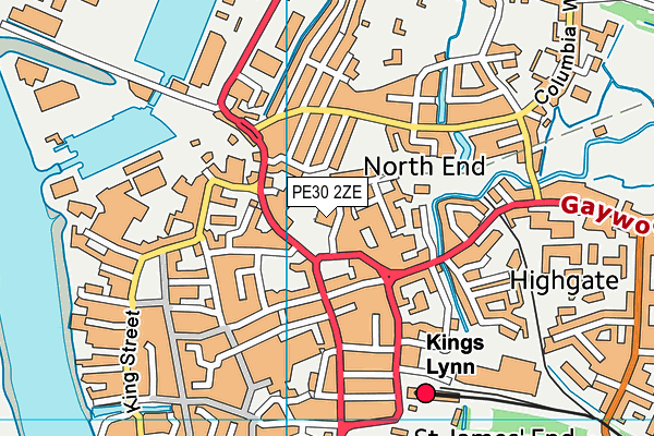PE30 2ZE map - OS VectorMap District (Ordnance Survey) PE30 2ZE map - OS VectorMap District (Ordnance Survey)