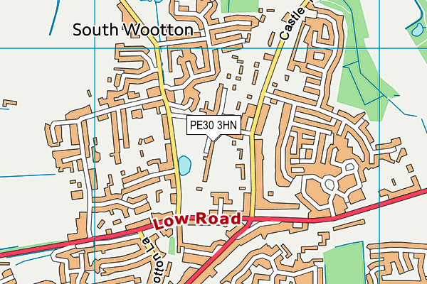 PE30 3HN map - OS VectorMap District (Ordnance Survey) PE30 3HN map - OS VectorMap District (Ordnance Survey)