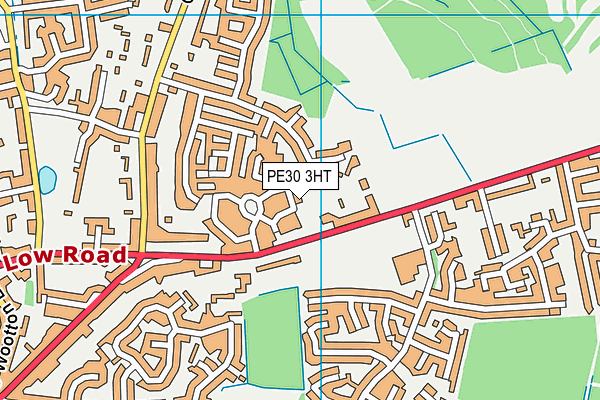 PE30 3HT map - OS VectorMap District (Ordnance Survey) PE30 3HT map - OS VectorMap District (Ordnance Survey)