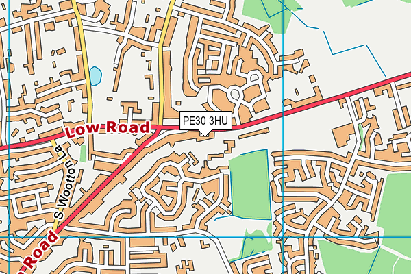 PE30 3HU map - OS VectorMap District (Ordnance Survey) PE30 3HU map - OS VectorMap District (Ordnance Survey)