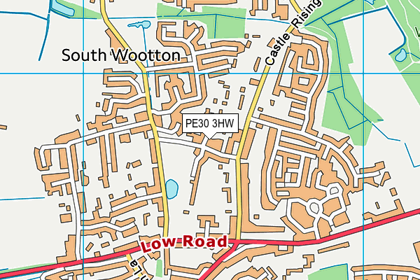 PE30 3HW map - OS VectorMap District (Ordnance Survey) PE30 3HW map - OS VectorMap District (Ordnance Survey)