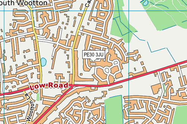 PE30 3JU map - OS VectorMap District (Ordnance Survey) PE30 3JU map - OS VectorMap District (Ordnance Survey)