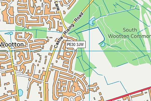 PE30 3JW map - OS VectorMap District (Ordnance Survey) PE30 3JW map - OS VectorMap District (Ordnance Survey)