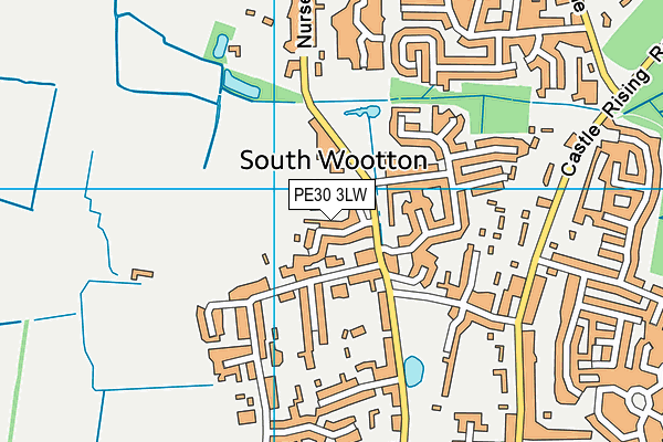 PE30 3LW map - OS VectorMap District (Ordnance Survey) PE30 3LW map - OS VectorMap District (Ordnance Survey)