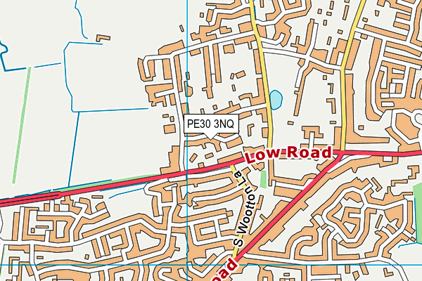 PE30 3NQ map - OS VectorMap District (Ordnance Survey) PE30 3NQ map - OS VectorMap District (Ordnance Survey)