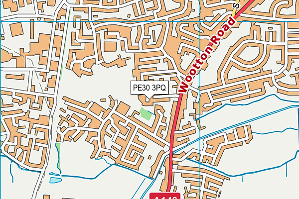 PE30 3PQ map - OS VectorMap District (Ordnance Survey) PE30 3PQ map - OS VectorMap District (Ordnance Survey)