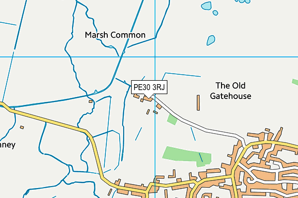 PE30 3RJ map - OS VectorMap District (Ordnance Survey) PE30 3RJ map - OS VectorMap District (Ordnance Survey)