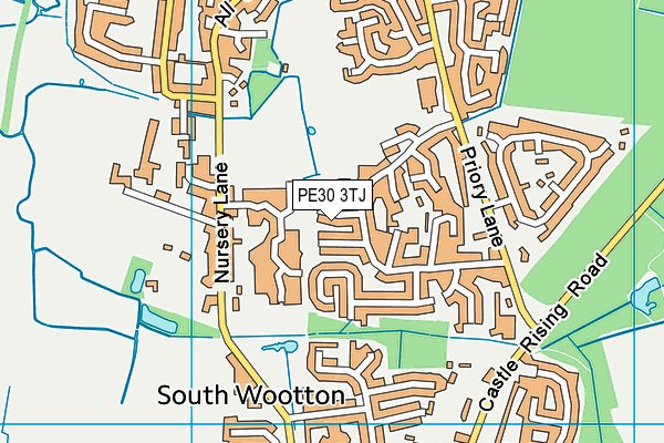 PE30 3TJ map - OS VectorMap District (Ordnance Survey) PE30 3TJ map - OS VectorMap District (Ordnance Survey)