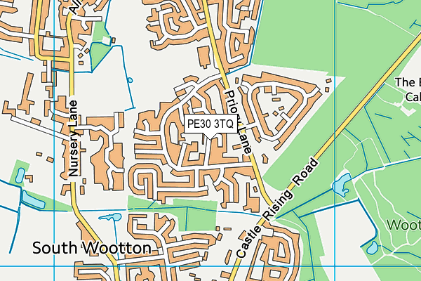 PE30 3TQ map - OS VectorMap District (Ordnance Survey) PE30 3TQ map - OS VectorMap District (Ordnance Survey)